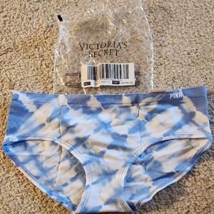 Victoria's Secret Blue and White Patterned Bottoms